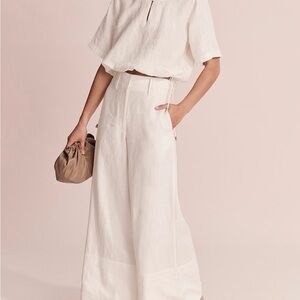 Country Road Cream Wide-Leg Pants